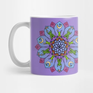 Goddess Within Drum Circle Mandala Mug